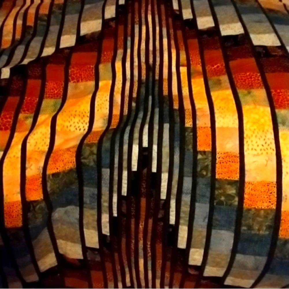 Artistic Safari double sided handmade quilt large